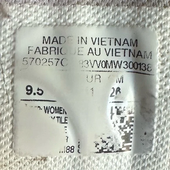 Chuck Taylor All Star Move White Classic Canvas Platform Lace up Women Size 9.5 - Picture 15 of 15